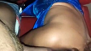 amateur sucks my dick in the cabin for intense blowjob action