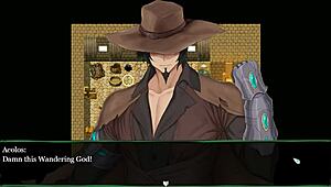 hey, check out this succubus resisting touch on those huge beautiful tits in hentai game ep 25