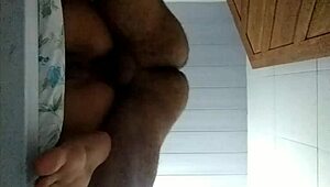 Amateur bride gets ass fucked and creampied