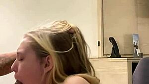 He butted in my mouth when I went to gag world