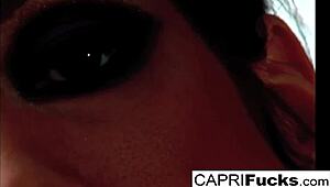 capri's getting all wet playing with her pussy and those big tits, you know?