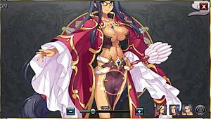 japanese anime gif of zhou yu governor teasing subtly