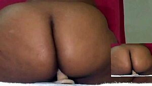 Bbw Rides Dildo Effortlessly, Creaming Hard