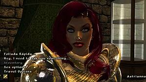 having fun with astrianna in a 3d cartoon world