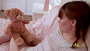 Alexa indulges her wild fetish with teddy and pussy