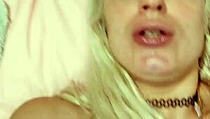 alina modelista licks red popsicle while undressing and cuddling bear in bed 😏