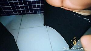 Little witch Cassiana Costa attacks on Halloween in Fortaleza