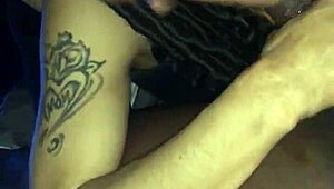 pretty girl sucking big black cock