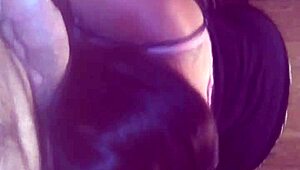 Smoking Hot Babe Teases with Sultry Blowjob Skills