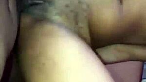 The horny slut encounters a strange little 18+ dick and can't resist fucking it hard