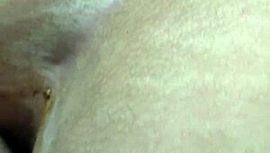 madura gets anal creampie in the ass