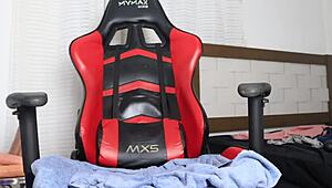 Sexy whore plays with three dildos stuffed in her pussy every night