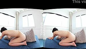 Eden rose masturbates with fingering and orgasm