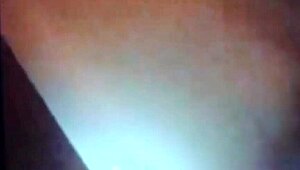 Why does the cheating latina wife suck her husband's big cock while bent over?