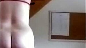 Slave undergoes domination and whipping session