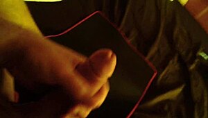 Watch this intense solo wanking session! He strokes his cock hard until he explodes.