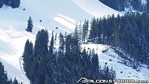 'Wow, Josh Moore gets serviced by that monster cock!'