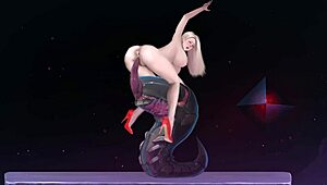 Just saw this sexy babe banging space creatures in wild hentai