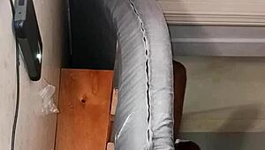 ebony milf fucking rough at the gloryhole?