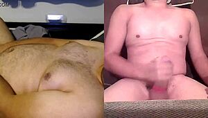 i watched two gay guys jerk off and cum on skype