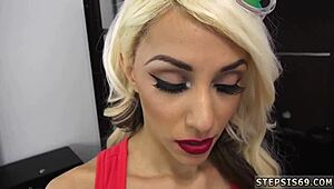 I saw teens masturbatin blond sexy and latin with big boobs the suspended step