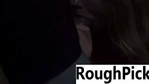 Exciting pickup turns into passionate outdoor fucking session