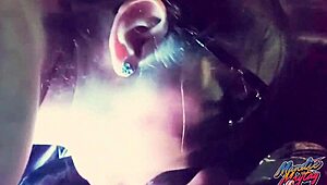 King Kreme boldly fucks and sucks in public truck