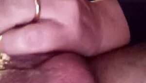 teresa's having fun jerking my monster cock with toys and blowjob 😈💦