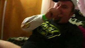 college preggo in fishnets sucks college cock for cumshot