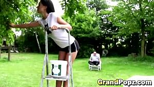 I love sucking and licking this teen's shaved cock in hardcore sex.