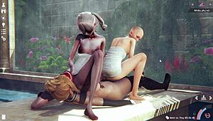 Playing With Three Girls At Once In 3D Hentai 😏