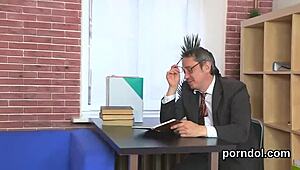 Sweet gets seduced and fucked by mentor 😏