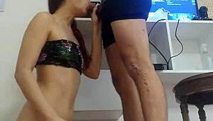 Argentinian Teen Prostitute Loves Sucking Big Cocks