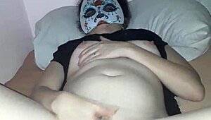 I love showing my pussy for my husband to jerk off hard