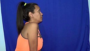 deep blowjob with intense deepthroat action