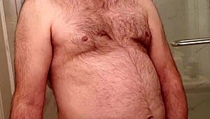 Nude Martin Lavallee Engages in Private Self-Pleasure Session