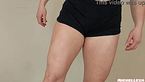 Double phone masturbation turns wild with a petite student exploring deepthroat and more.