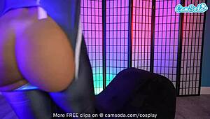 Kelsi Monroe cosplay Gwen Stacy webcam狂潮喷！