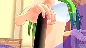 Uncensored 3D Code Geass Anime Dominates C.C.!