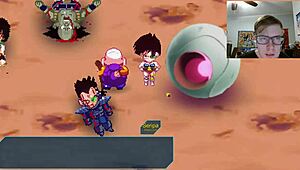 master roshi's treachery unfolds in dragon ball timeline with quick anal blowjobs