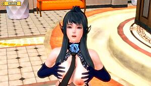 Hentai 3D Hotel Receptionist Gets Fucked Doggy by Big Guy at Lobby and Creampied