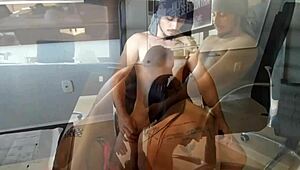 I turned the engineering office into a hotel for creampie anal fun.