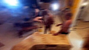 caroline moraes goes backstage for a wet blowjob with dirty talk