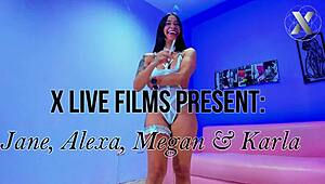 Nova Cadela Shows Off Wild Skills in Big Cock Orgy Party. Watch Her Handle Monster Dicks on Webcam!