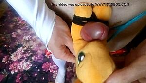 My story about punishing my mlp plush sexslave applejack with shibari and toys.
