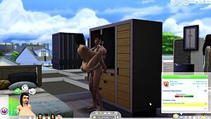 Wow, the pregnant prostitute gets fucked hard in the ass by her pimp!