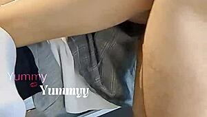 just turned 18, pulled from school, and banged by her stepbrother opening her legs wide