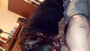 Amanda Delivers Intense Deepthroat Blowjob to Eager Partner