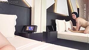 Big ass amateur rides cock for facial