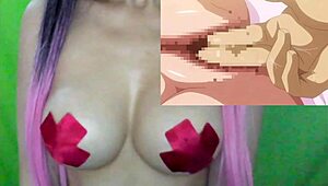 Intense hentai where he watches girlfriend fuck gentlemen